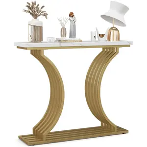 COSTWAY VSTUPNÍ STOLEK 80 cm, bílý