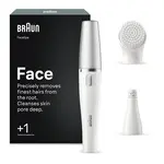 BRAUN Face 810 epilátor a čisticí kartáček na obličej bílý