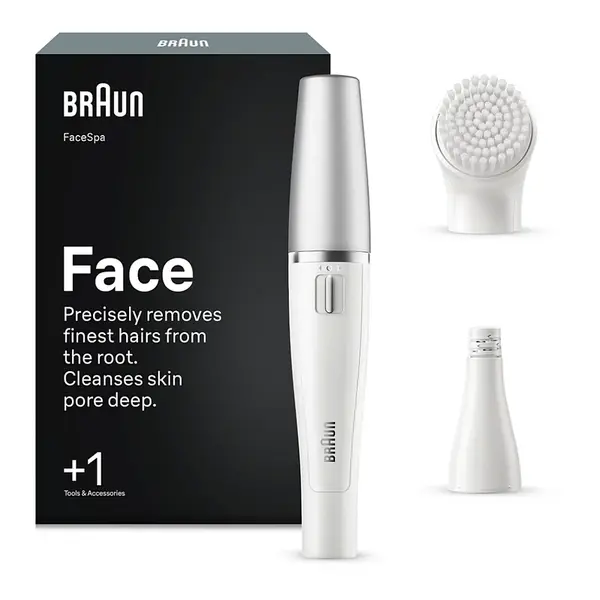 BRAUN Face 810 epilátor a čisticí kartáček na obličej bílý