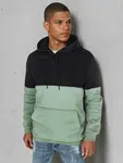Bluza męska basic z kapturem czarna Dstreet