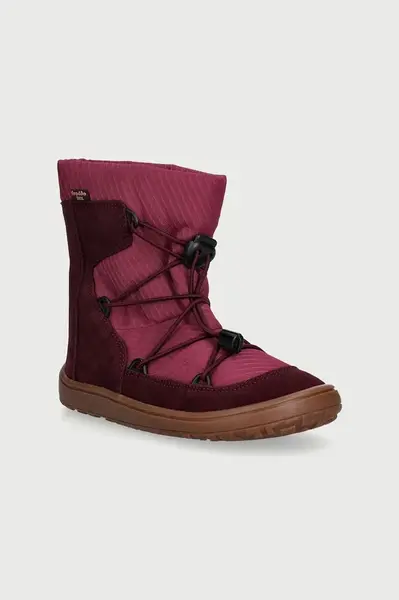 Froddo  boty zimní dětské kožené BAREFOOT TEX TRACK WOOL