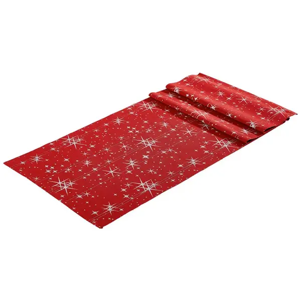 X-Mas BĚHOUN NA STŮL, 40/150 cm, červená