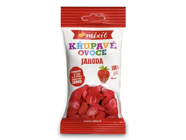Mixit Křupavé ovoce do kapsy Jahoda 13 g