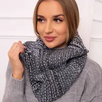 marka niezdefiniowana KN16 Dámská čepice modrá+grafitová