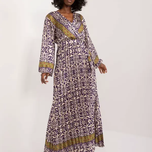 Dress-DHJ-SK-16656.13X-Dark Purple