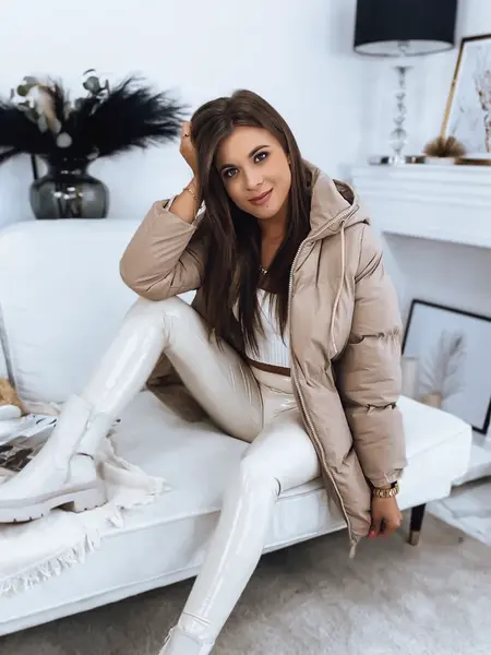 Dámská bunda LETLIS  béžová Dstreet