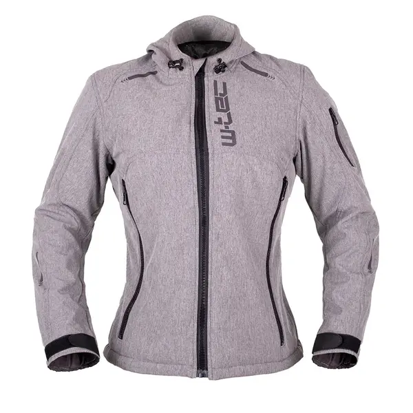 Dámská softshellová moto bunda W-TEC Algenia šedá XS