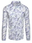 Pánská vzorovaná košile slim fit