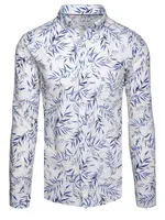 Pánská vzorovaná košile slim fit