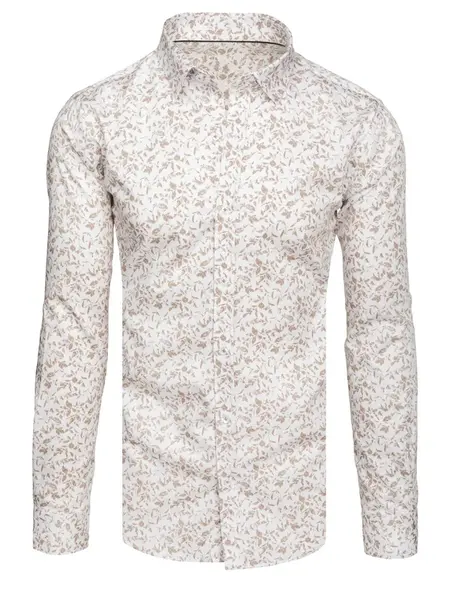 Pánská vzorovaná košile slim fit