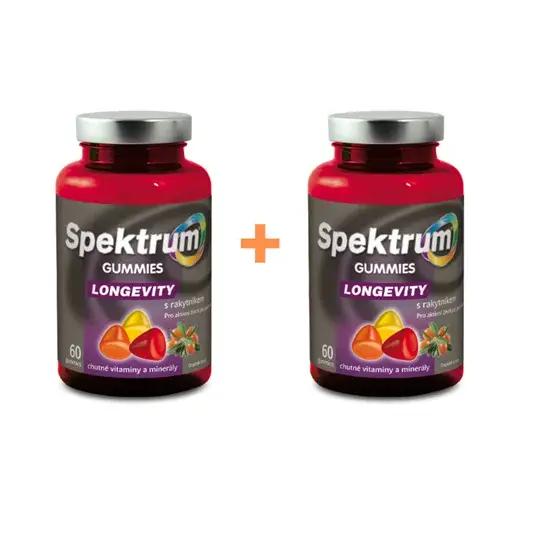 Spektrum gummies LONGEVITY vánoční dvojbalení 60+60