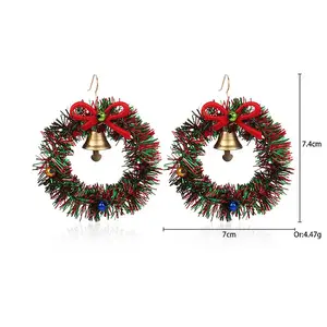 Christmas Alloy Dangle Earrings