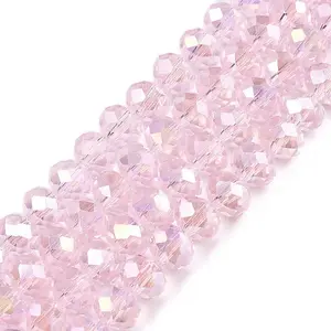 Electroplate Glass Beads Strands