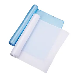2Pcs 2 Colors Solid Color Polyester Table Runner
