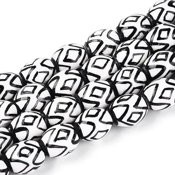 Handmade Porcelain Ceramic Beads Strands