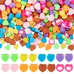 240Pcs 8 Colors Handmade Polymer Clay Beads