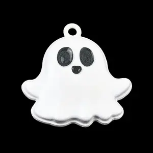 Halloween Printed Alloy Pendants