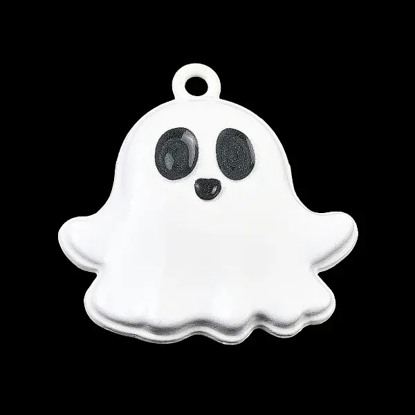 Halloween Printed Alloy Pendants