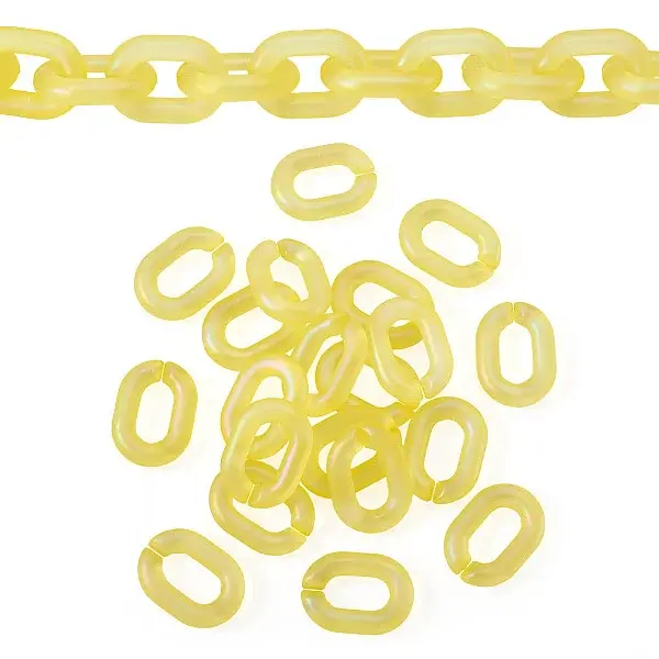 20Pcs Transparent Acrylic Quick Link Connectors