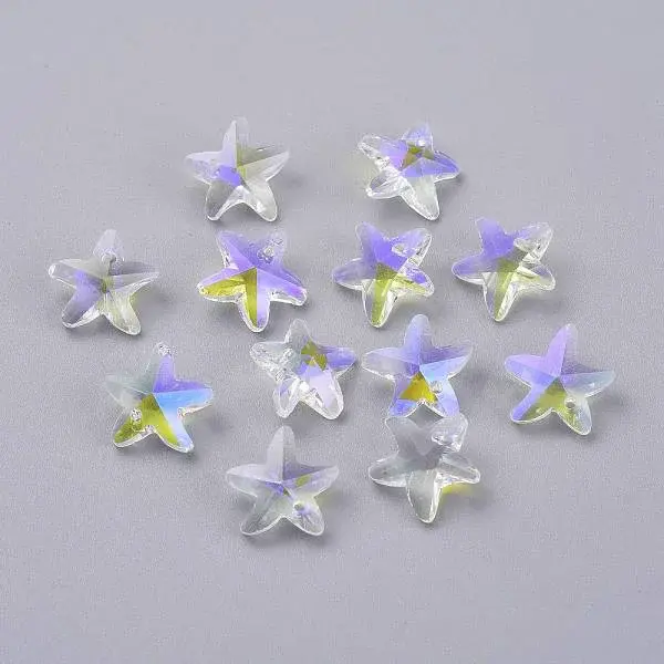Faceted Glass Charms