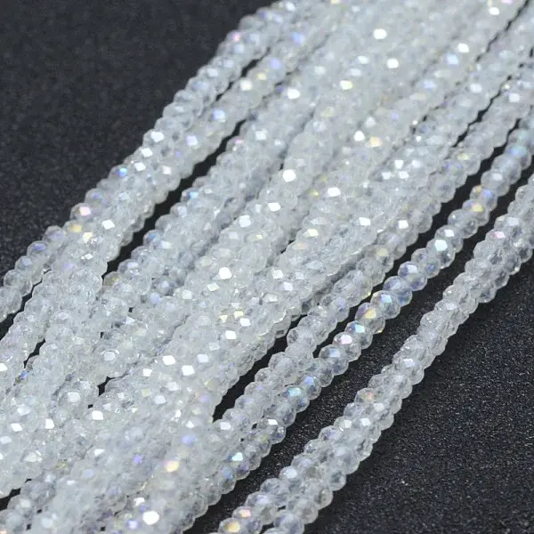 Electroplate Glass Beads Strands