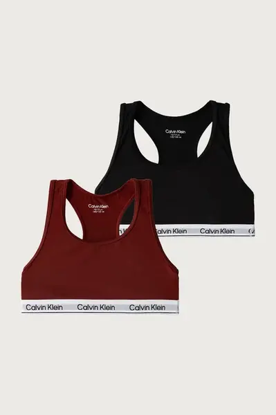 Calvin Klein Underwear  podprsenka dětská bavlněná s elastanem 2-pack