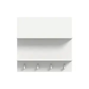 Livetastic ŠATNÍ PANEL, bílá, vysoce lesklá bílá, 52/52/15 cm