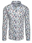 Pánská vzorovaná košile slim fit