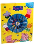 Peppa Pig - Omalovánky s voskovkami - kolektív autorov - kniha z kategorie Omalovánky