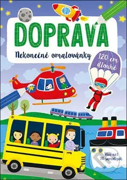 Nekonečné omalovánky: Doprava - kniha z kategorie Omalovánky