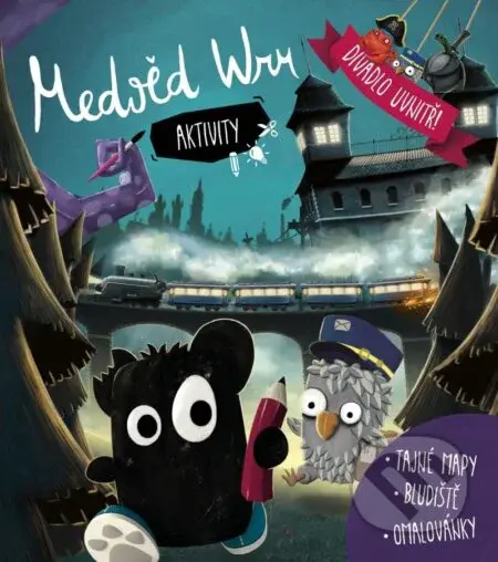Medvěd Wrr (Aktivity / Tajné mapy, bludiště, omalovánky) - kniha z kategorie Omalovánky