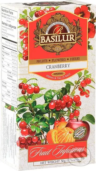 BASILUR Fruit Cranberry 25x2g,BASILUR Fruit Cranberry 25x2g