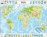 Svet (všeobecnozemepisný) K4 - puzzle z kategorie Naučné puzzle