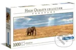 Panorama Slon - puzzle z kategorie Zvířata