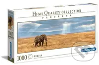 Panorama Slon - puzzle z kategorie Zvířata