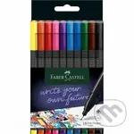 Popisovače Grip Finepen 0,4 mm, 10ks, farebné