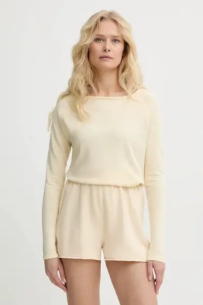 Bavlnené tričko s dlhým rukávom American Vintage T-SHIRT ML COL BATEAU