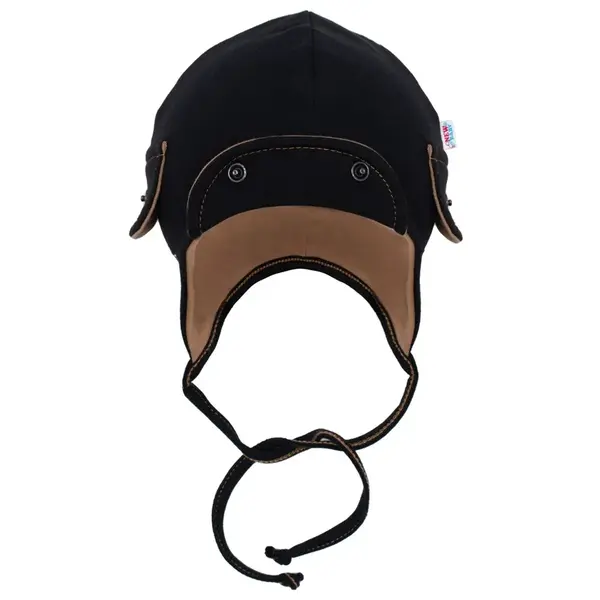 New Baby Jarní kojenecká čepička  Special One černá, vel. 68 (4-6m)