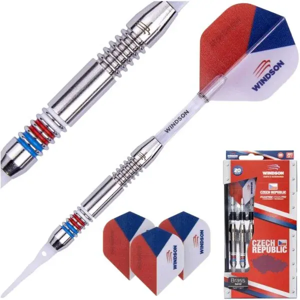 Windson CZECH 20 G Soft šípky, strieborná, veľkosť