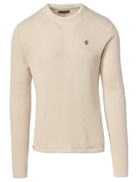 KOROSHI Sveter  krémová / čierna