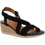 Geox D ISCHIA CORDA Dámské sandály, černá, velikost