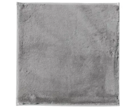 Koupelnová předložka Králík 50x50 cm, stříbrná