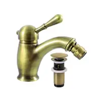 RAV SLEZÁK Labe bidetová batéria s výpusťou stará mosadz L445.5SM