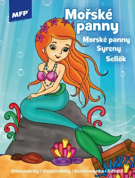 Omalovánky MFP A4 Mořská panna 4 210x276mm/32