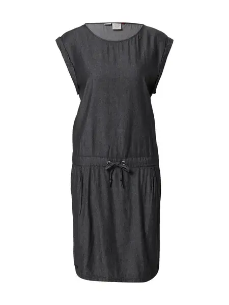 Ragwear Letné šaty 'MASCARPONE'  čierna melírovaná