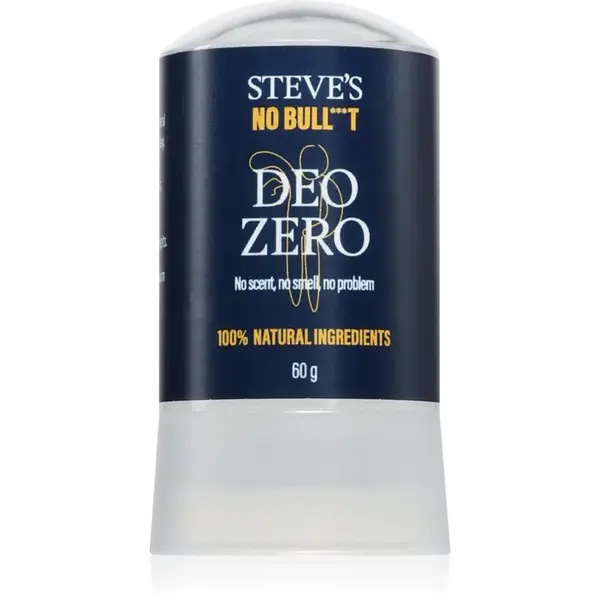 Steve's No Bull***t Deo Zero prírodný tuhý dezodorant pre mužov aj ženy 60 g