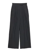 Pull&Bear Plisované nohavice  tmavosivá