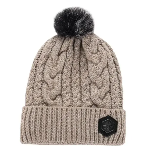 ALPINE PRO ORGE Dámská zimní čepice, béžová, velikost