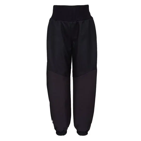 UNUO PLUS Dětské oteplovačky, černá, velikost 104-110