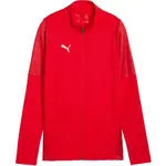 Puma TEAMCUP TRAINING JACKET W Dámská fotbalová bunda, červená, velikost